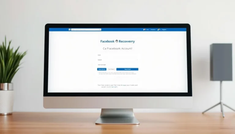 Facebook Account Recovery